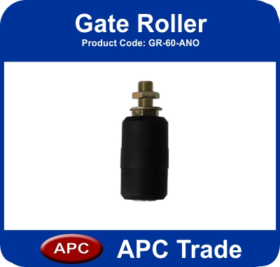 60mm Upper Roller for Sliding Gates - with Anodized Through Bolt & Nut
